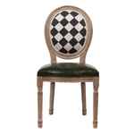 Стул обеденный медальон Dg-home: Checkers. ИД 7222802 Стул обеденный медальон Dg-home: Checkers. ИД 7222802