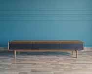 Тумба под телевизор Ega: Bruni Black. ИД 7259102 Тумба под телевизор Ega: Bruni Black. ИД 7259102