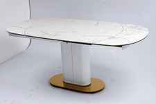 стол обеденный овальный Атриум 2 [MC3035-120Wcasa] раскладной