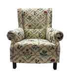 Кресло каминное Жуи Бордо: Английская Классика. ИД 7351094