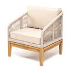 кресло садовое Канны [KAN-A-T001 beige(beige035)] плетёное из роупа