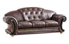 диван в гостиную Versace [Versus-3 37 brown] 3-х местный
