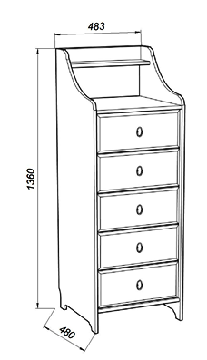 комод в спальню