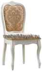 стул кухонный фигурный Бьянка [MK-1227-BW] мягкое сиденье и спинка