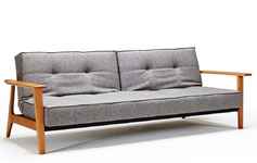 диван-кровать SPLITBACK [95-74101027521-5-2] 115 X 210, с деревянными подлокотниками