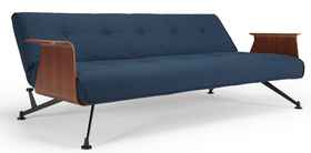 диван-кровать Clubber [742041528-2-3] 115 X 210, с деревянными подлокотниками