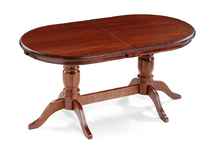 стол обеденный овальный Эвклаз [543589] раскладной, деревянный