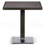 стол кофейный садовый квадратный [T607D-W53-70x70 Brown] искусственный ротанг