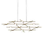люстра Molecular [MD18001067-14A  black/gold]