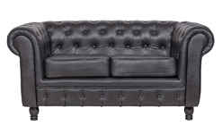 диван в гостиную Chesterfield [7LV24004-2-BGL ] кожаный