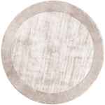 ковёр напольный круглый Handmade [C1226] однотонный