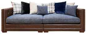 диван в гостиную Валлес [172773] кожаный