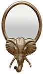 зеркало настенное фигурное Голова слона [94PR-21778]