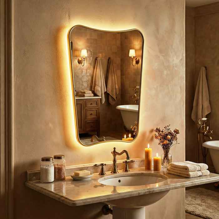 зеркало настенное фигурное