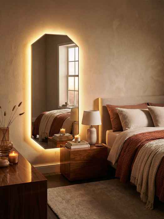 зеркало настенное фигурное