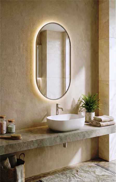 зеркало настенное овальное