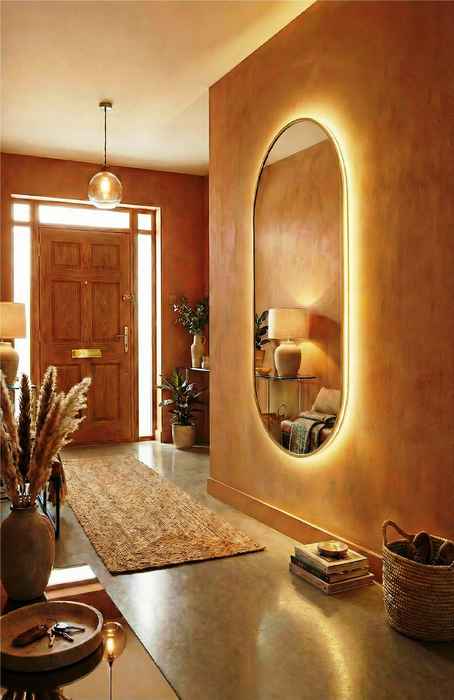 зеркало настенное овальное