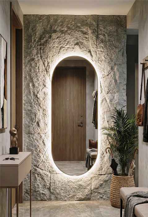 зеркало настенное овальное