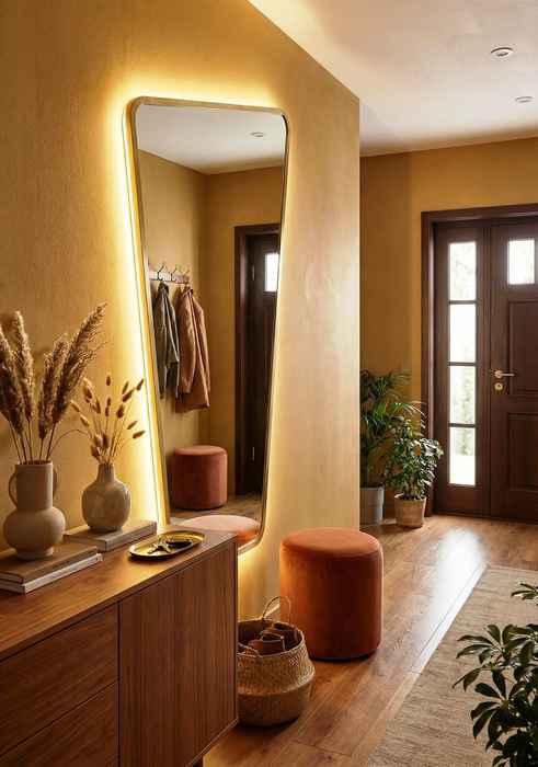 зеркало настенное фигурное