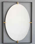 Зеркало настенное круглое Ханна. ИД 7319213