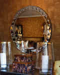 Зеркало настенное круглое Батист. ИД 7322543
