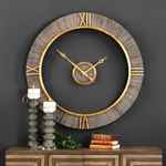 часы настенные Alphonzo wall [9195] (серый с золотом)