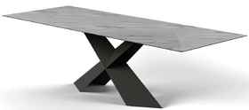 стол обеденный прямоугольный Tyler [Н0000037032 ] раскладной, керамика