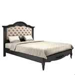 кровать односпальная Black Wood [BW-212] 120×200, с мягким изголовьем