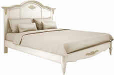 кровать двуспальная Gold Wood [GW-204] 140×200, с жестким изголовьем