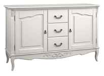 комод в гостиную White Wood [WW-403-S] 2-х дверный, 3 ящика