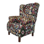 кресло на ножках Гобелены Этника [G11] ткань Килиманджаро с пестрым этническим орнаменто