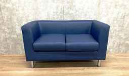 диван для офиса ОПУС [opu-d2-blu] 2-х местный