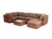 комплект мебели для отдыха Лунго [LS5O1T1-7-SET brown] ротанг искусственный