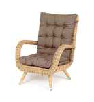 кресло садовое Толедо [YH-C1910W] плетёное, с подушками