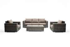 комплект мебели для отдыха Боно [BS3C2T-4-SET graphite] лаунж зона