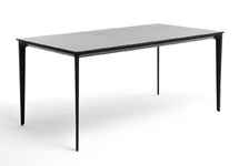 стол обеденный садовый Малага [BC658-140-80-A black] прямоугольный