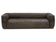 диван в гостиную Хипомеа [QEEB-1780768] 3-х местный, кожаный
