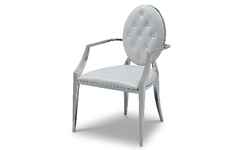 стул обеденный с подлокотниками [Y110B white]