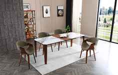 Стул обеденный с подлокотниками. ИД 7369276