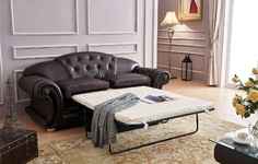 диван-кровать Versace [Versus-3 (+bed) 37 brown] 3-х местный