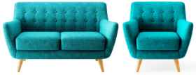 комплект мягкой мебели MADRID [DM 08-09] диван + кресло