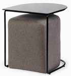 стол журнальный фигурный Eglens [399192] кофейный с пуфом