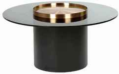 стол журнальный круглый Nille [338687] кофейный