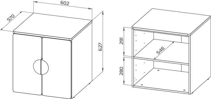 тумба прикроватная