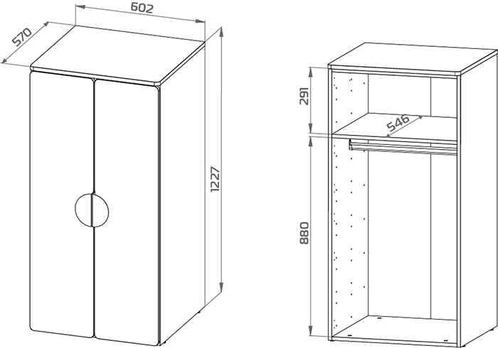 шкаф в спальню