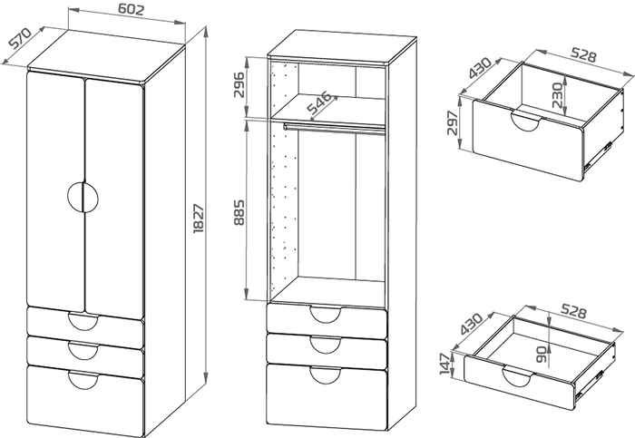 шкаф в спальню